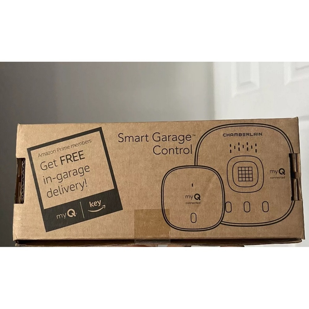 myQ® Connected Chamberlain Smart Garage Control - Wireless Garage Hub and Sensor